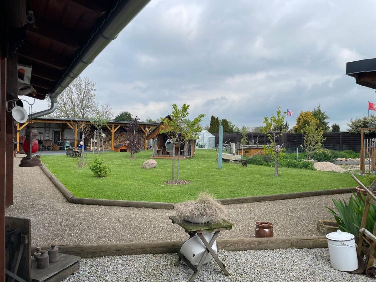 Pension Landhaus An Der Saale Bernburg Εξωτερικό φωτογραφία