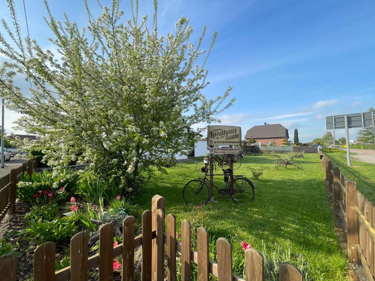 Pension Landhaus An Der Saale Bernburg Εξωτερικό φωτογραφία